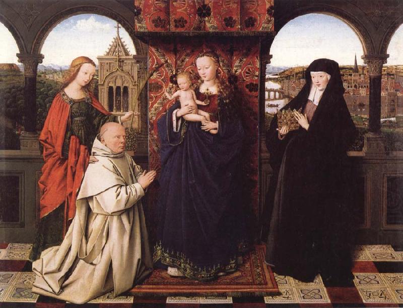Virgin and Child with Saints and Donor, Jan Van Eyck